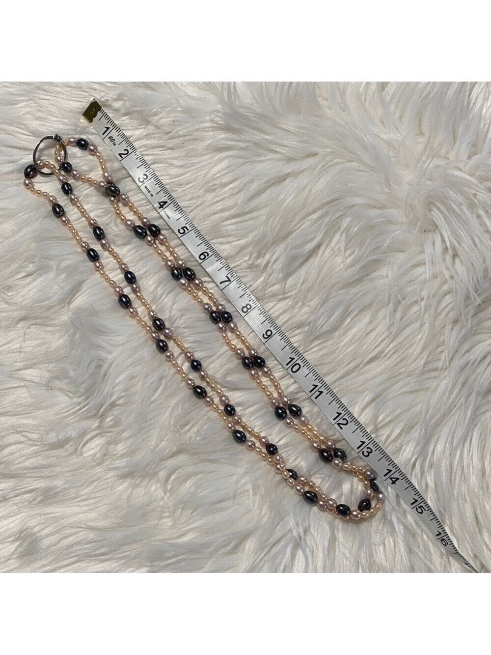 Multicolor Pearl Necklace - Picture 4 of 4